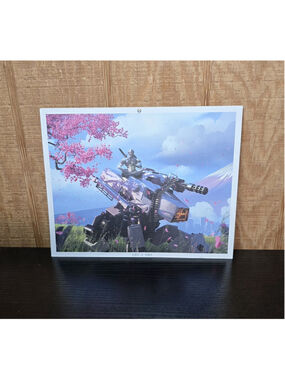 Overwatch Limited Edition Lithograph Art Print #2823/4920 Genji Bastion Blizzard